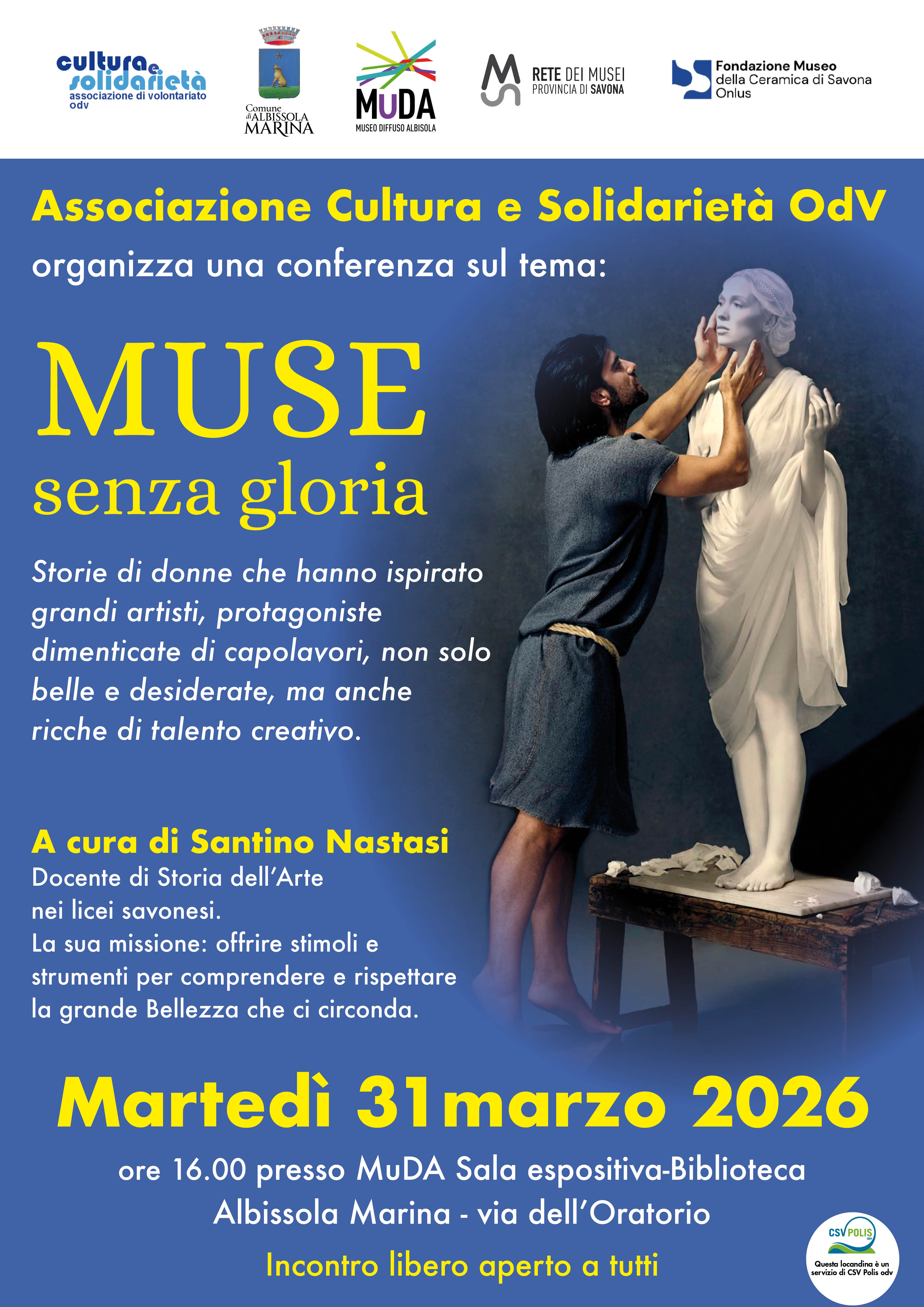 evento muda 31 marzo